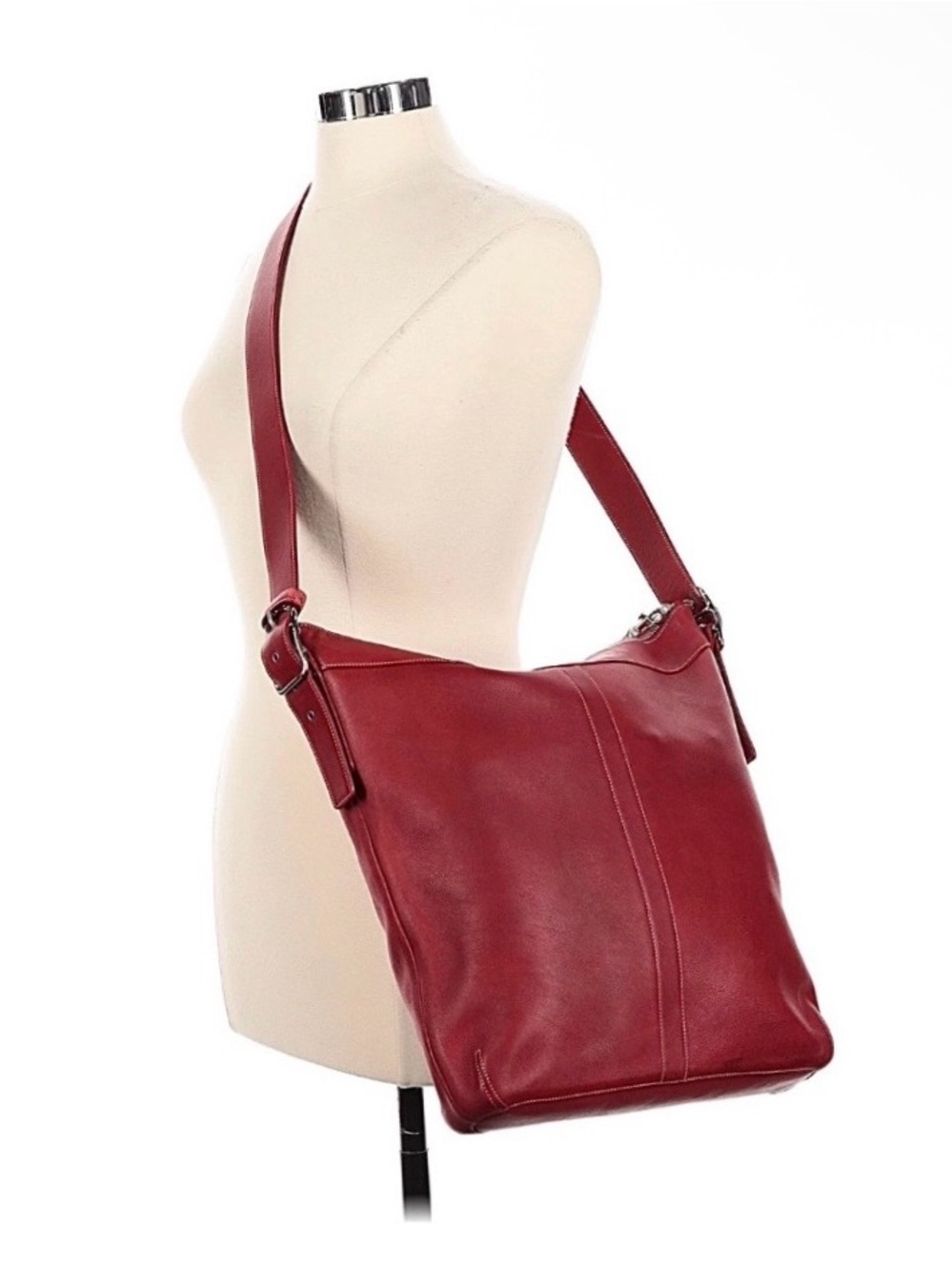 Coach Sm Slim Duffle Bucket Legacy Convertible 9326 Leather